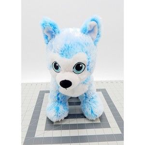 Build A Bear Blue Blast Husky Plush Dog 14 Inch Stuffed Puppy Limited Ed BAB